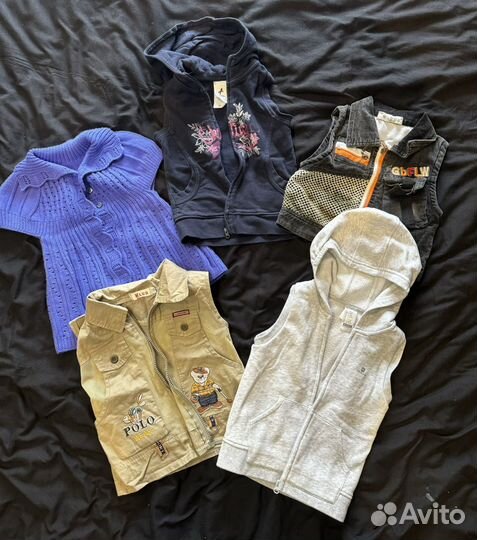 Большой пакет вещей для девочки 110 116