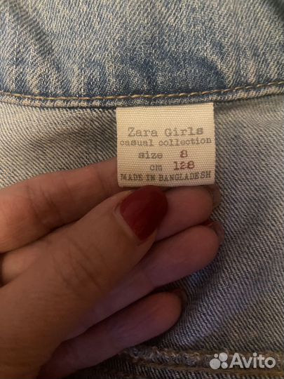 Куртка zara 128 для девочки