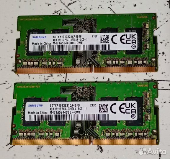 Оперативная память ddr4 8gb 3200 Samsung
