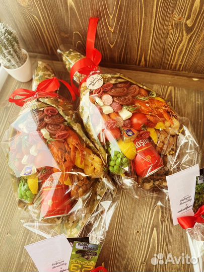 Мужские букеты съедобные