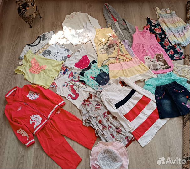 Вещи пакетом на девочку на возраст 5-6+