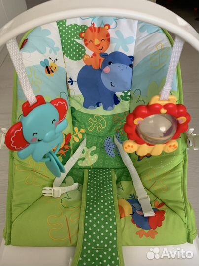 Шезлонг детский с вибрацией