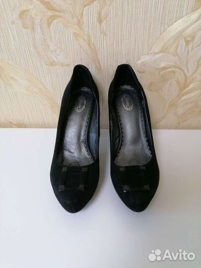 Туфли замшевые 34-35