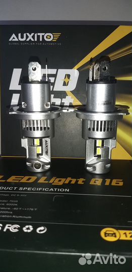 Led Светодиодная лампа h4 auxito 100W