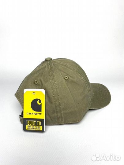 Кепка Carhartt мини-знак, бежевая потёртость
