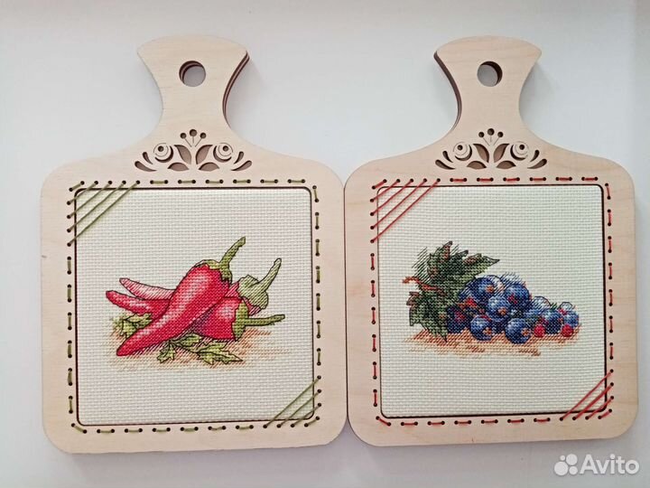 Картина вышитая крестиком ручная работа