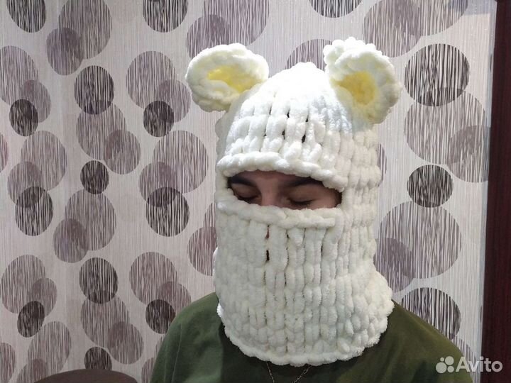 Балаклава вязаная ручная работа