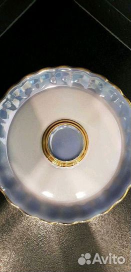 Чайный (кофейный) сервиз в голубом цвете