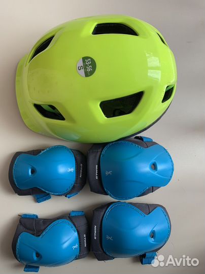 Шлем, наколенники, налокотники