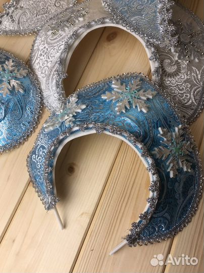 Кокошники снегурочки