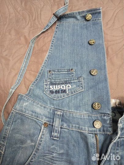 Джинсовый комбинезон женский 42 44