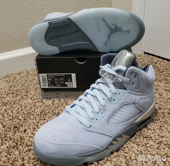 Nike Air jordan 5 retro bluebird оригинал