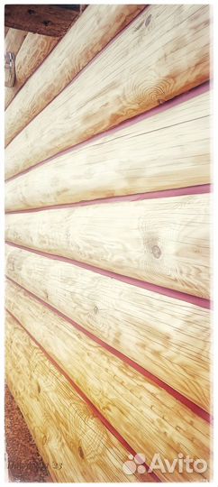 Шлифовка и покраска сруба