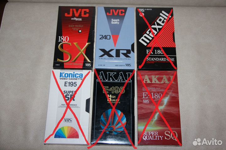 Видеокассеты Sony,Panasonic,JVC,TDK,basf