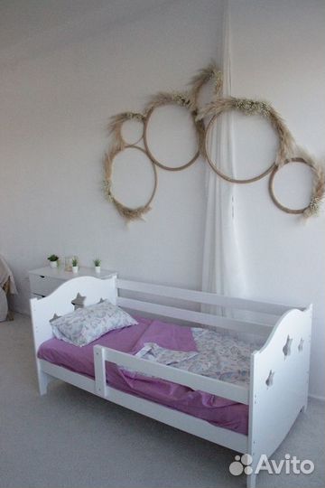 Кровать Звезда 160х80 без ящиков с матрасом