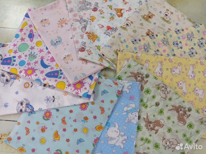 Новые пеленки Ситец, фланель
