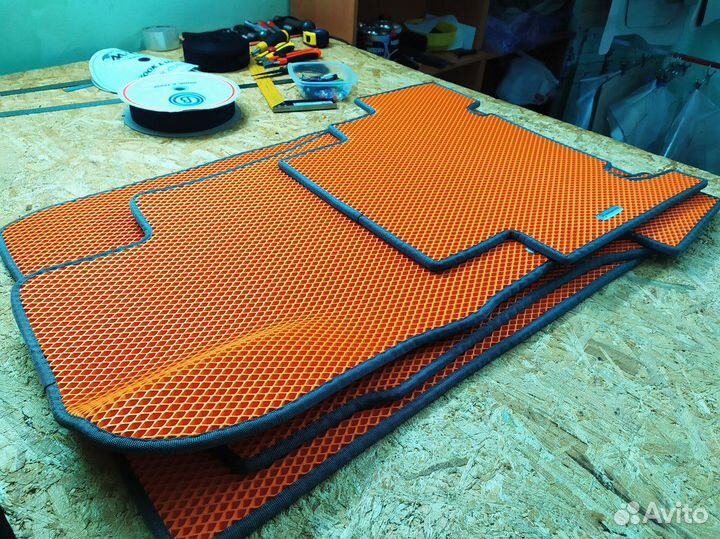 Коврики Eva с бортами с гарантией 1 год