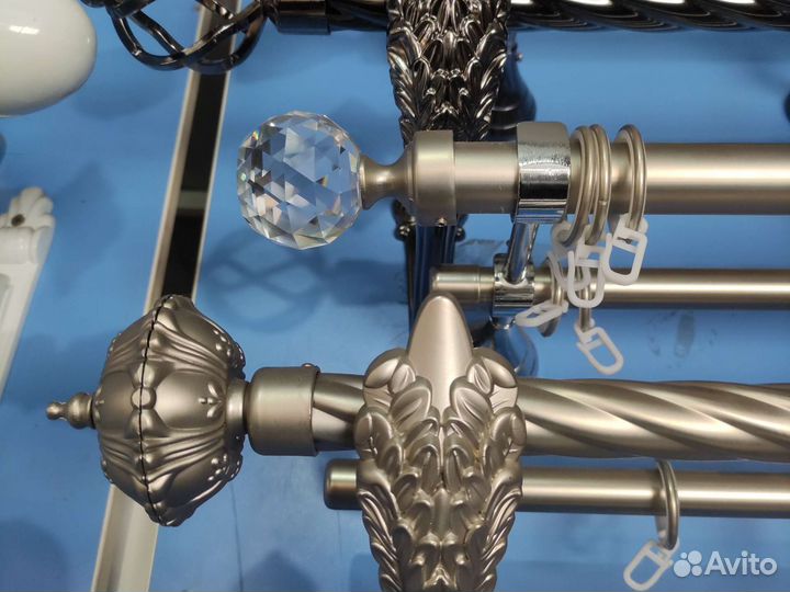 Карниз для штор металлический