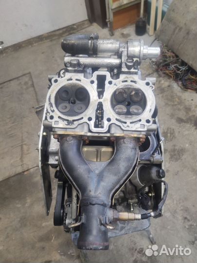 Двигатель и гусеница на polaris