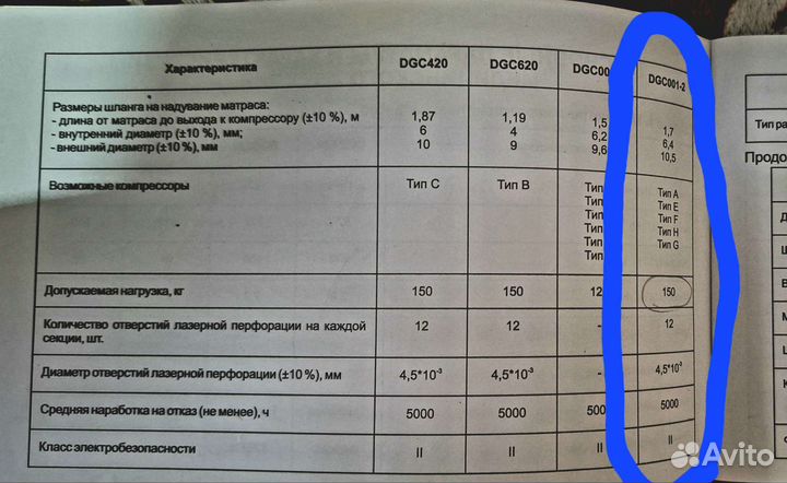 Матрас противопролежный Armed с компрессором