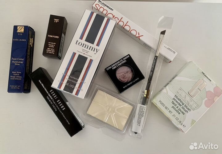 Tom Ford,Mac, Bobbi, Estee,Clinique, Tommy, Smash