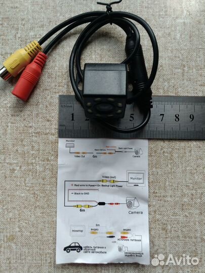Камера заднего вида 8 LED 4 LED