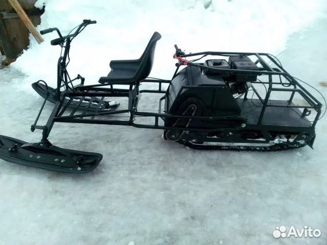 Лыжный модуль для мотобуксировщика