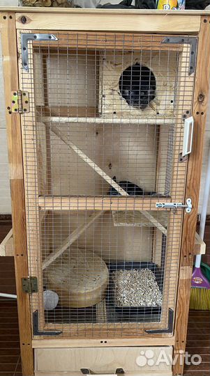 Клетка для шиншиллы бу