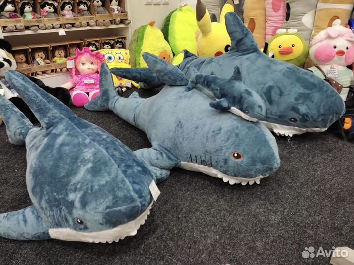 Акула Блохэй Икея 40/60/80/100/120/140см