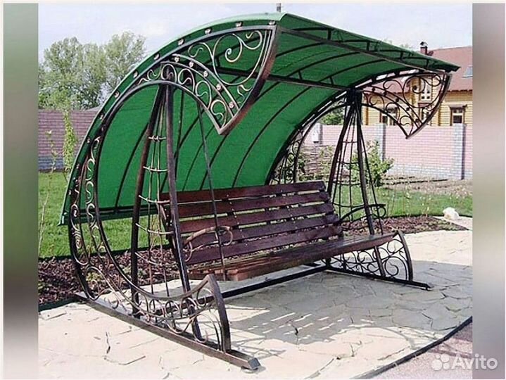 Качели кованые