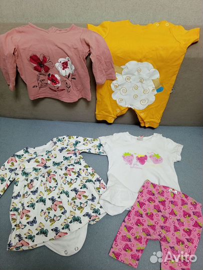Детские вещи пакетом на девочку 68