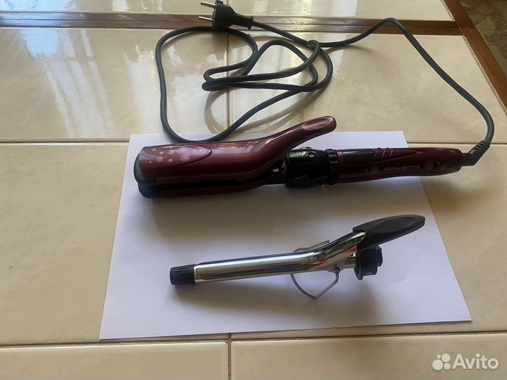 Плойка и щипцы rowenta