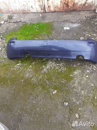 Бампер задний калина 1 хэтчбек