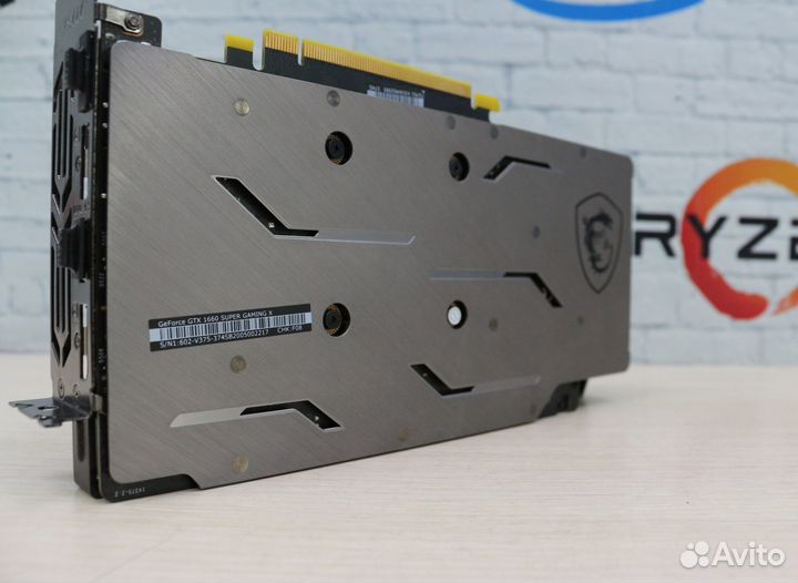 Видеокарта MSI GeForce GTX 1660 super Gaming X