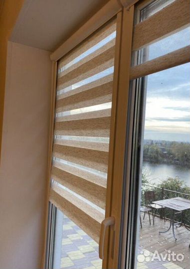 Рулонные шторы мини блэкаут V6933