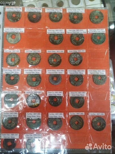 Монеты старый Вьетнам