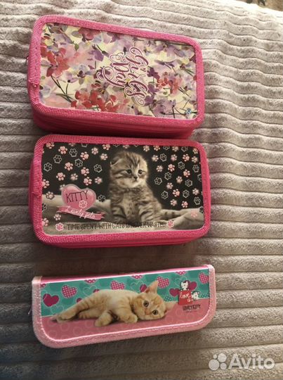 Пенал для девочки 3шт