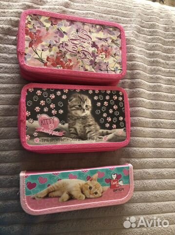 Пенал для девочки 3шт
