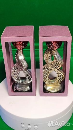 Подарок к 8 марта, 3D восьмёрка с розой