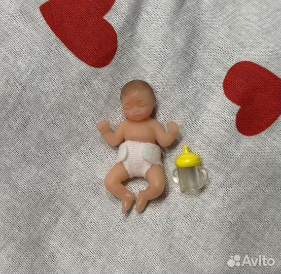 Zuru mini baby желтая коляска