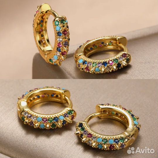 Серьги - кольца