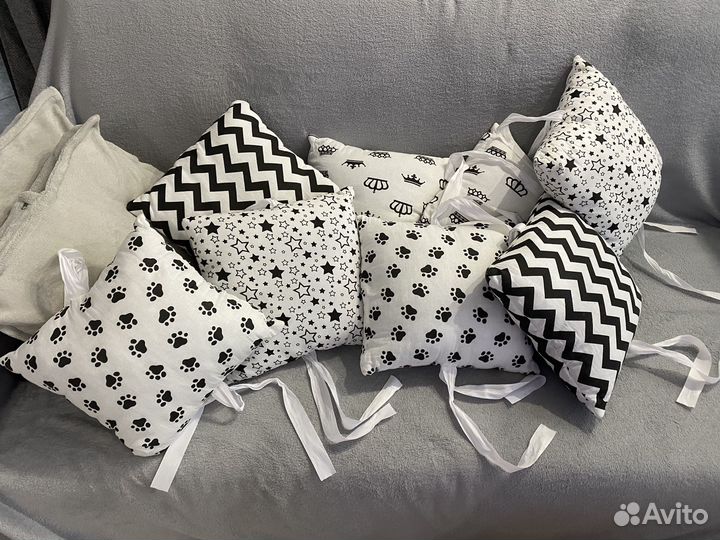 Бортики в детскую кроватку