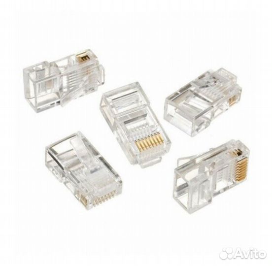 Коннектор RJ45 интернет разъем 8p8c 5e