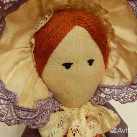 Кукла интерьерная тряпичная Галантерейщица