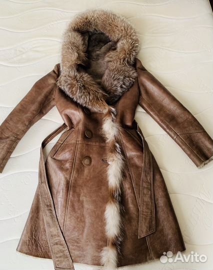 Дубленка натуральная женская 44-46