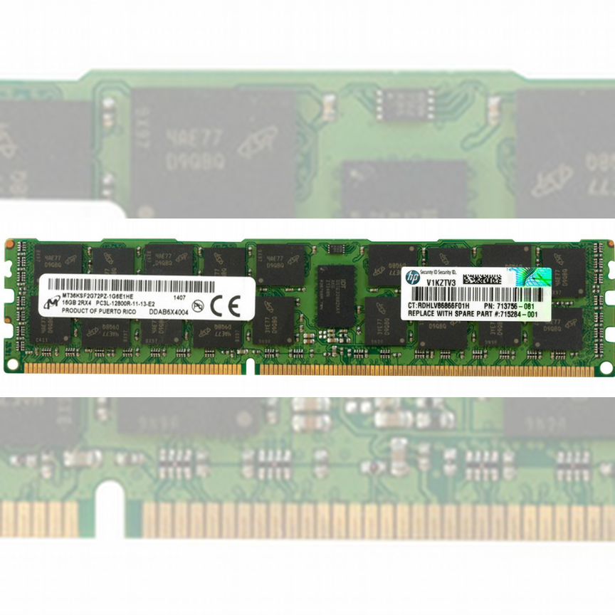 [715284-001] Оперативная Память Hp Ddr3 16gb 715284-001