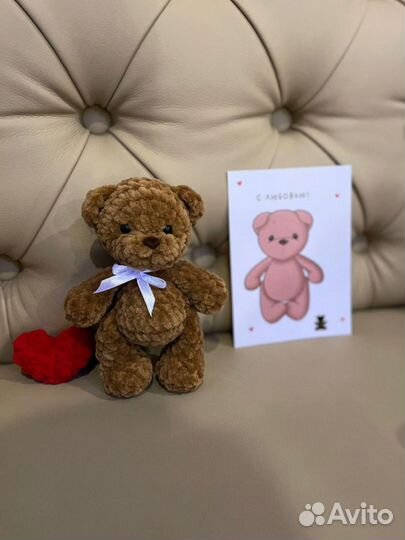 Медвежонок мегкий ручной работы