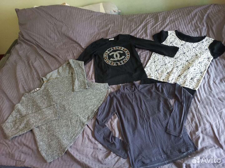 Два пакета вещей на девочку 10-12 лет
