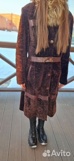 Пальто зимнее из овчины
