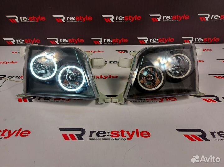 Фары Toyota Land Cruiser Prado 95 LED Темные R2293
